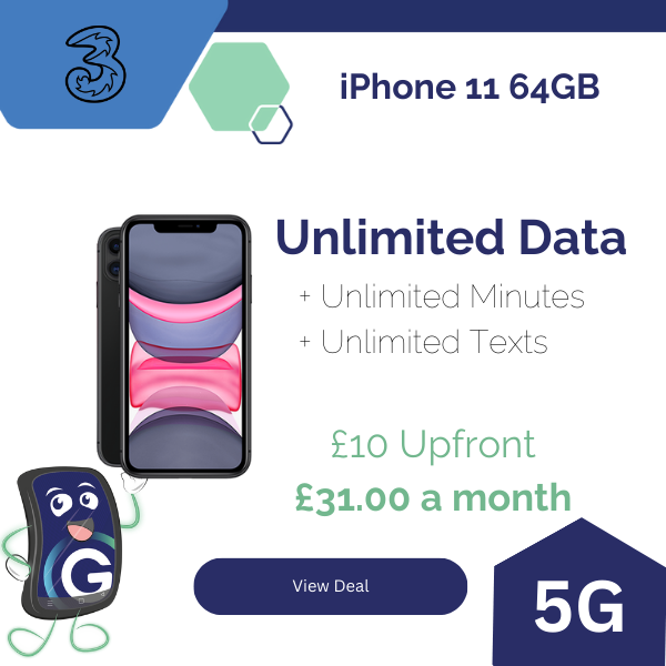 iPhone 11 Three Unlimited Data