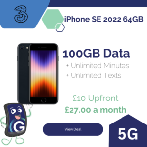 iPhone SE Three 100GB Data