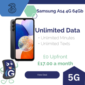 Samsung A14 Three Unlimited Data